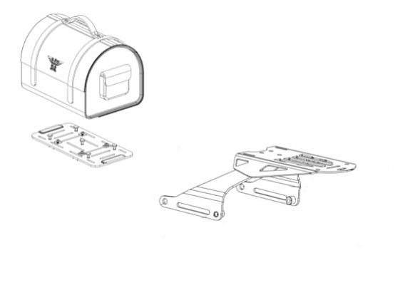 Сумка багажная (в комплекте с кронштейном) 