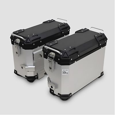 Комплект боковых алюминиевых кофров (Анодированный)