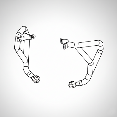 Защитная дуга, нижняя (правая) 