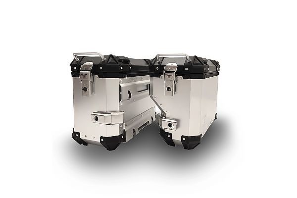 Комплект боковых алюминиевых кофров (Анодированный) 