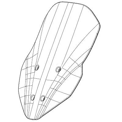 Ветровое стекло, высокое